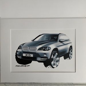 BMW X5 Professional Drawing